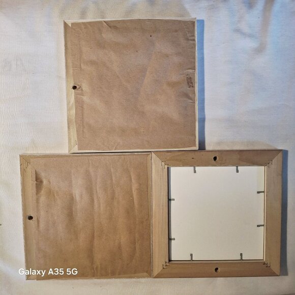 Mill Hill Set Of 3 Framed Coastal-Themed beading Needlepoint Art With Seashell S - Picture 7 of 10